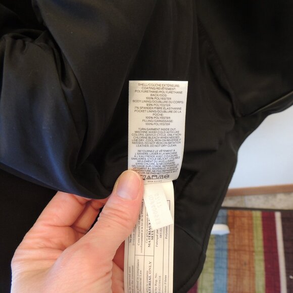 Express Faux Leather Quilted Moto Jacket NWT – Star Stitching – Black – Size L - Picture 8 of 8